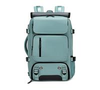 FANDARE Antivol Serviettes Sac à Dos Ordinateur Portable Femme Homme Sac à bandoulière Sac à Dos Rolltop Sac a Dos Voyage avec USB Sac à Main avec Compartiment à Chaussures Cartable Vert