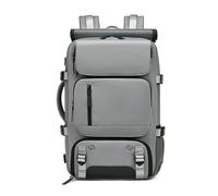 FANDARE Antivol Serviettes Sac à Dos Ordinateur Portable Femme Homme Sac à bandoulière Sac à Dos Rolltop Sac a Dos Voyage avec USB Sac à Main avec Compartiment à Chaussures Cartable Gris foncé
