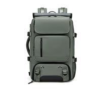 FANDARE Antivol Serviettes Sac à Dos Ordinateur Portable Femme Homme Sac à bandoulière Sac à Dos Rolltop Sac a Dos Voyage avec USB Sac à Main avec Compartiment à Chaussures Cartable Vert armée