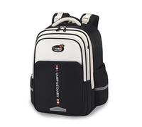FANDARE Cartable École Primaire Fille Garçon Sac à Dos Léger & Imperméable Multipoches avec Bretelles Respirantes Multi-Compartiments Noir
