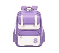 FANDARE Cartable Enfant Primaire Oxford Imperméable Bretelles Larges Rembourrées & Dos Ergonomique Aéré Grande Capacité Multi-Compartiments Violet