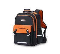 FANDARE Cartable Primaire Léger Anti-Douleur - Sac à Dos École Ergonomique avec Gilet de Répartition des Poids et Ceinture Lombaire Imperméable Grande Capacité Multi-Poches Noir