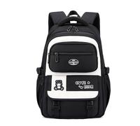 FANDARE Cartable scolaire multi-âges Sac à dos pour enfant léger garçons filles avec bretelles réglables pour école primaire, collège, lycée, université & adolescents Sacs à dos loisir Noir