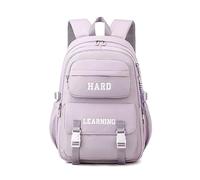 FANDARE Cartable Scolaire Sac à Dos Loisir pour Filles et Garçons - Sac à Livres d'Élèves du Primaire et du Secondaire - Sac d'Épaule Université Violet