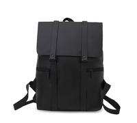 FANDARE Cuir PU Sac à Dos Sac d'école Sac à Dos pour Ordinateur Portable adapté 12.9 Pouce Sac à Dos pour Homme Femme École Université Affaires Voyage Daypack Garçons Filles School Bag Noir