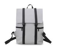 FANDARE Cuir PU Sac à Dos Sac d'école Sac à Dos pour Ordinateur Portable adapté 12.9 Pouce Sac à Dos pour Homme Femme École Université Affaires Voyage Daypack Garçons Filles School Bag Gris