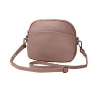 FANDARE Cuir Véritable Sac à Bandoulière Femme Sacs D'épaule Porté Epaule Sacoche pour Voyage École Achats Crossbody Bag Violet