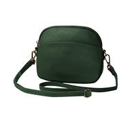 FANDARE Cuir Véritable Sac à Bandoulière Femme Sacs D'épaule Porté Epaule Sacoche pour Voyage École Achats Crossbody Bag Vert