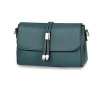 FANDARE Élégant Sac à bandoulière Femmes Sac a Main Sacs Portés épaule Besace Sacoche Messenger Téléphone Besace Voyage Sacs Pochette Impermeable PU Cuir Vert A