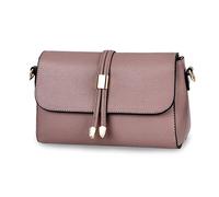 FANDARE Élégant Sac à bandoulière Femmes Sac a Main Sacs Portés épaule Besace Sacoche Messenger Téléphone Besace Voyage Sacs Pochette Impermeable PU Cuir Rose a