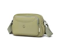 FANDARE Élégante Sac à Bandoulière Femme Nylon Sacs a Main Femmes Message Sacoche Messenger Multipoches avec Bandoulière Réglable Besace Sacs portés épaule Sac Crossbody Vert