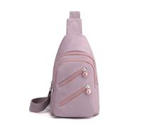 FANDARE Élégante Sac à poitrine Femme Bandoulière Sacoche Dame Sacs traversants Sacs à dos porté travers avec trou pour écouteurs Sac porté épaule Voyage Sac messager Outdoor urbain Sac de sport