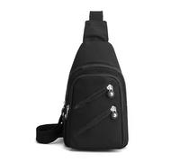 FANDARE Élégante Sac à poitrine Femme Bandoulière Sacoche Dame Sacs traversants Sacs à dos porté travers avec trou pour écouteurs Sac porté épaule Voyage Sac messager Outdoor urbain Sac de sport