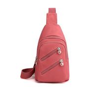 FANDARE Élégante Sac à Poitrine Femme Bandoulière Sacoche Dame Sacs traversants Sacs à Dos porté Travers avec Trou pour écouteurs Sac porté épaule Voyage Sac Messager Outdoor Urbain Sac de Sport