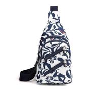 FANDARE Élégante Sac à poitrine Femme Bandoulière Sacoche Dame Sacs traversants Sacs à dos porté travers avec trou pour écouteurs Sac porté épaule Voyage Sac messager Outdoor urbain Sac de sport