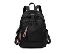 FANDARE Femme Sac à Dos Loisirs Sacs Scolaires Cartable Fille Backpack Léger Étanche Sac d'école pour Voyage Commuer Scolaire Travail Noir