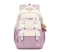 FANDARE Femme Sacs à Dos Loisir Cartables Scolaires Filles Sac a Dos College Cartable Fille Primaire Voyage Garçon Sac Ecole Sac Weekend Cartables Scolaires Sac a Dos Ecole School Daypack Violet