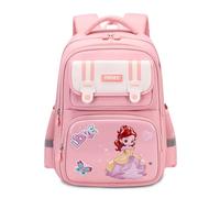 FANDARE Fille Princesse Sac à Dos Enfant Cartable Scolaires Maternelle Garcon Cartable Maternelle Sac Maternelle avec Bandes réfléchissantes Sac a Dos Cartable Sac a Dos Children Backpack Rose