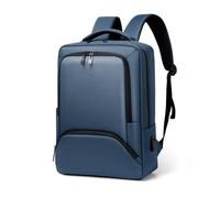 FANDARE Homme Sac à Dos Ordinateur Sac a Dos d'affaires Sac a Dos avec USB Sac d'école pour Un Ordinateur Portable de 15,6 Pouces Sac à Dos de Voyage d'affaires Scolaire Bleu
