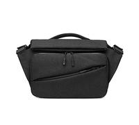 FANDARE Homme Sac Bandoulière Extensible Garçon Sacoche Sac d'épaule avec Port de Chargement USB Messenger Bag pour 10.5 Pouces Laptop Briefcase Grand Sac de Travail Université Cartable Noir