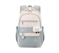 FANDARE Jeune Sacs à Dos Loisir Scolaires Retour à l'école Attirer l'attention Cartables Adolescent Femme Homme Étudiant Cartable Ville Quotidien Pochette Polyvalents Sacoche d'école Gris Bleu