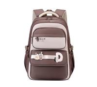 FANDARE Jeune Sacs à dos quotidien loisir Polyvalent Scolaires Retour à l'école Cartables avec sangle de poitrine Adolescent Femme Homme Étudiant Cartable Pochette Week-End Sacoche d'école Kaki