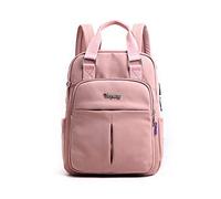 FANDARE Laptop Sac À Dos Sacs Scolaires Cartables avec USB Adolescent Sac d'école Loisir Filles Sacs de Voyage Daypacks Femmes pour Outdoor Campus Randonnée Décontracté Imperméable Nylon Rose