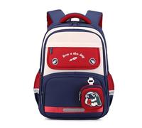 FANDARE Léger Sacs à Dos pour Enfants avec Porte-Monnaie Sac a Dos Loisir d'école d'écolier Junior Cartable réfléchissant Fille Scolaire Primaire Élémentaire Collège Ecole Daypacks Rouge Bleu