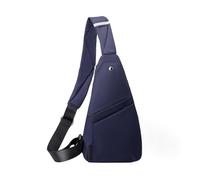 FANDARE Léger Sport Sac de Poitrine Homme Sacs à Dos porté Travers avec Bandes réfléchissantes bandoulière Femme Banane Ville randonnée Voyage Messager Outdoor Sling Crossbody Bag Bleu A