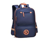 FANDARE Mode Sac à Dos Enfants Scolaire, Cartable Adolescent, Sac de Voyage Loisir pour Garçons Filles Femmes, Multicolore Daypack Bookbag Imperméable en Nylon Bleu M