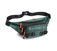 FANDARE Mode Sac de Ceinture Sac Poitrine Homme Sling Bag Femme Sac bandoulière Homme Sacoche Homme Petite Sacoche Homme pour Cyclisme Sport Voyage Sac d'épaule Sac Banane Vert foncé