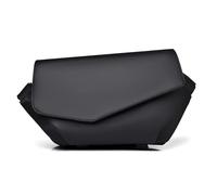 FANDARE Mode Sac de Poitrine Sacs à Dos porté Travers Homme Sport bandoulière Femme randonnée Banane Ville randonnée avec Sangle pour Bagages Imperméable PU Cuir Voyage Outdoor Sling Bag Noir