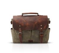 FANDARE New Sac à Bandoulière Ordinateur Portable 14 Pouces Hommes Commerce Voyage Multifonctionnel Porte-Documents Crossbody Bag Respirant Toile