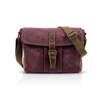 FANDARE New Sac à Bandoulière Ordinateur Portable 7.9 Pouces Envelope Bag Hommes Commerce Voyage Multifonctionnel Envelope Crossbody Bag Respirant Toile, Rouge, L, Sac à Dos Loisir