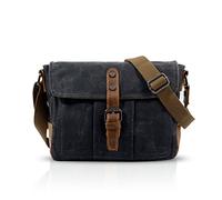 FANDARE New Sac à Bandoulière Ordinateur Portable 7.9 Pouces Envelope Bag Hommes Commerce Voyage Multifonctionnel Envelope Crossbody Bag Respirant Toile, Gris, L, Sac à Dos Loisir