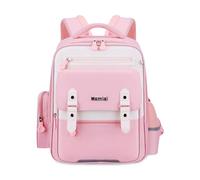 FANDARE Nouveau Sac à Dos Enfant Cartable Garcon Sac Maternelle Garçon Sac a Dos Bebe Fille Cartable Sac a Dos Stitch Cartables Scolaires Sacs à Dos Loisir avec Sangle de Poitrine Sac d'école Rose