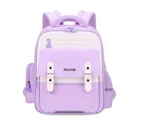 FANDARE Nouveau Sac à Dos Enfant Cartable Garcon Sac Maternelle Garçon Sac a Dos Bebe Fille Cartable Sac a Dos Stitch Cartables Scolaires Sacs à Dos Loisir avec Sangle de Poitrine Sac d'école Violet