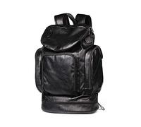 FANDARE Nouveau Sac À Dos Ordinateur Portable 15.6 Pouces Bagages Homme PU Scolaires Cartables avec USB Imperméable Sacs D'école Sacs de Voyage Grande avec Compartiment à Chaussures Sac a Dos Noir