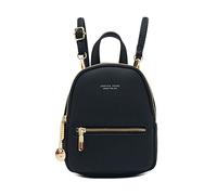 FANDARE Petit Sac à Dos Femmes Sac à bandoulière Sac à Main Collège Sacs Scolaires Cartables Sac d'école Filles Sac Ecole Voyage Casual Daypacks Noir