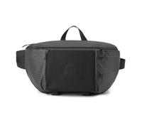 FANDARE Polyvalent Sac Banane 4 en 1 Sac de Poitrine Sacoche Homme Femme Sac Bandouliere Sac à Main Sacs à Dos porté Travers pour Cyclisme Voyage Sac d'épaule Imperméable PU Nylon Noir