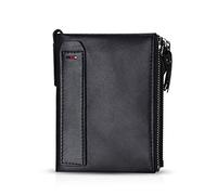 FANDARE Portefeuille avec Blocage RFID Portefeuille à Billets Homme/Femme Porte Monnaie Etui à Carte Porte-Carte de Crédit Sécurisé Cuir Portemonnaie Noir