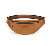 FANDARE Rétro Sac de Poitrine Cuir Sacoche Homme Sac de Taille Affaires Sac a Bandouliere Léger Sac d'Epaule Sling Waist Bag pour Voyage Sport Randonnée Vélo Excursion Sac a dosmarron