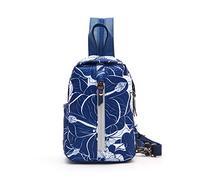 FANDARE Rétro Sac de Poitrine Petit Sac À Dos Sling Bag Sac Bandoulière Sac d'Epaule Sac d'école Sacoche pour Homme Femme Commuer Université École Cyclisme Camping Aptitude Voyage Daypack Bleu