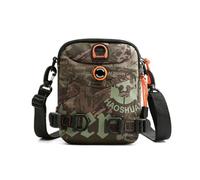 FANDARE Sac à bandoulière pour Femme Sac Besace Sac Porté épaule Sacs à bandoulière avec Trou d’écouteur Sac d'épaule pour téléphone Portable Voyage Cyclisme Sling Crossbody Bag Camo