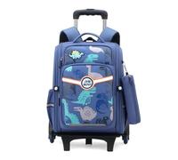 FANDARE Sac à dos à roulettes pour enfants imprimé cartoon sacs scolaire