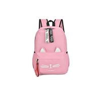 FANDARE Sac à Dos de Loisirs Fille Cartable Adolescent Sacs Scolaires Sac d'école École Voyage Extérieur Backpack Durable Tissu Oxford Rose
