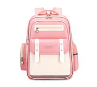 FANDARE Sac à Dos Enfant Cartable Maternelle Garcon Sac Maternelle Garçon Sac a Dos Bebe Fille Cartable Sac a Dos Stitch Cartables Scolaires Sacs à Dos Loisir avec Sangle de Poitrine Sac d'école Rose