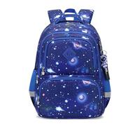 FANDARE Sac à Dos Enfant Impression Galaxie Cartable Scolaires Maternelle Garcon Cartable Maternelle Garcon Sac Maternelle avec Bandes réfléchissantes Sac a Dos Fille Cartable Sac a Dos Stitch
