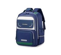 FANDARE Sac à Dos Enfant Léger Cartable École Primaire Fille Imperméable Multipoches avec Bretelles Respirantes Multi-Compartiments Imperméable Oxford Vert