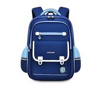 FANDARE Sac à Dos Enfant Sacs à Dos Loisir Sac a Dos Maternelle Cartables Scolaires pour Les 4-9 Ans Sacs d'école Sacs portés Dos Voyage Sacs Filles Garçons Scolaires Cartables Bleu L